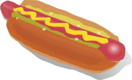 Hot Dog Sandwich Clip Art-vector Clip Art-free Vector Free Download