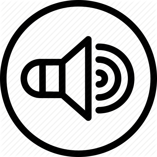 Audio, creative, crisp-icons, file, grid, isolated, loud, media ...