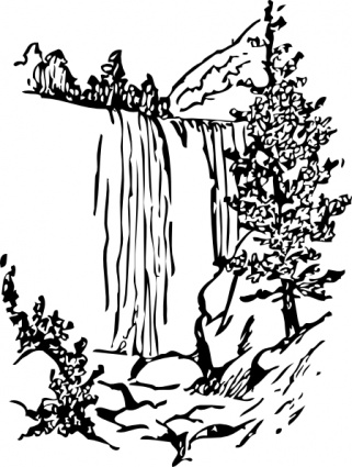 Water Fall clip art - Download free Nature vectors - ClipArt Best ...