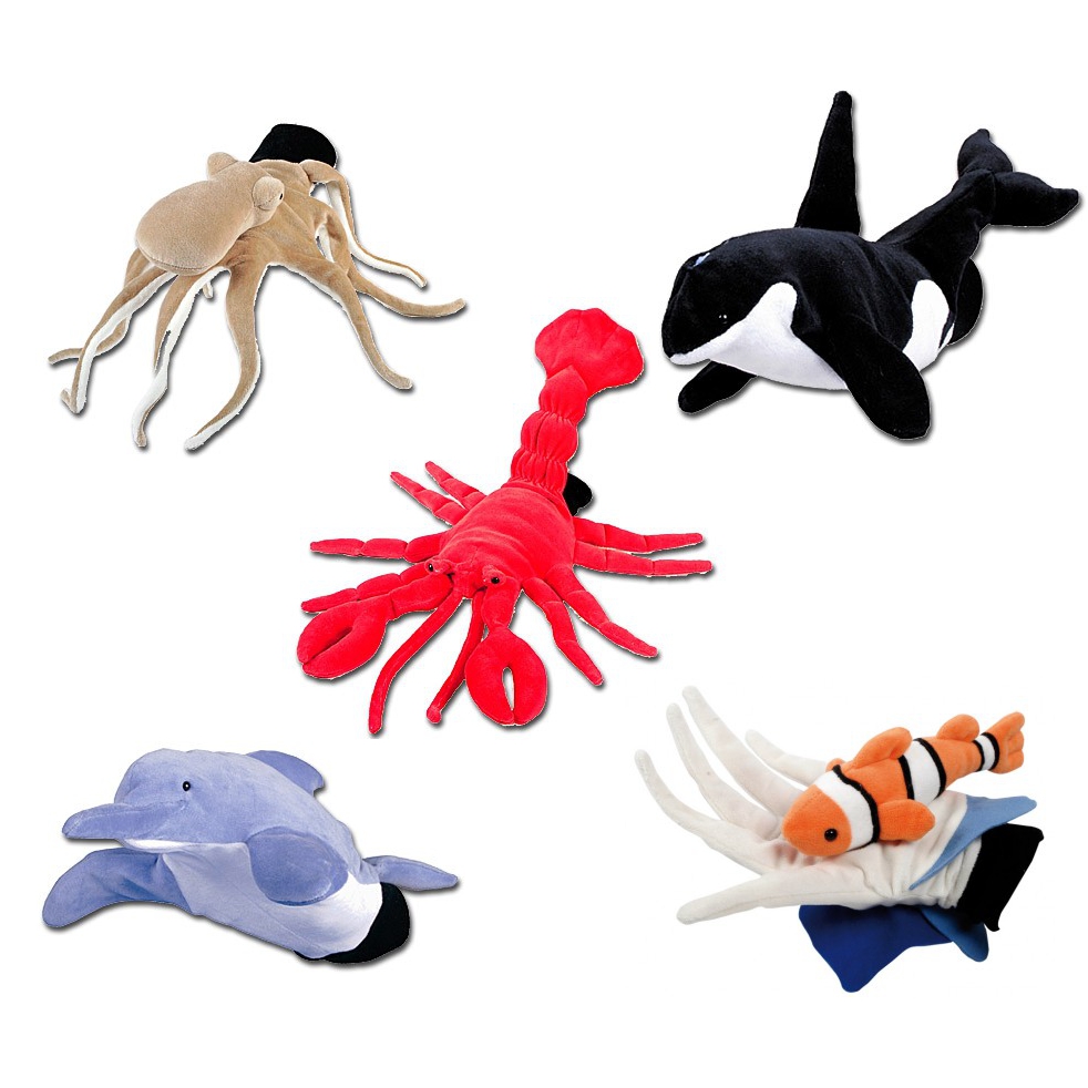 Ocean Animal Handpuppet Set [15HP006] - 298 RMB : Obido ...