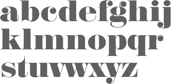 MyFonts: Complete listing of all its didone typefaces