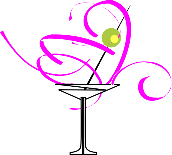 Martini Glass 3 clip art - vector clip art online, royalty free ...