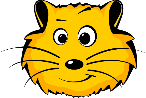 Comic Hamster Face clip art - vector clip art online, royalty free ...