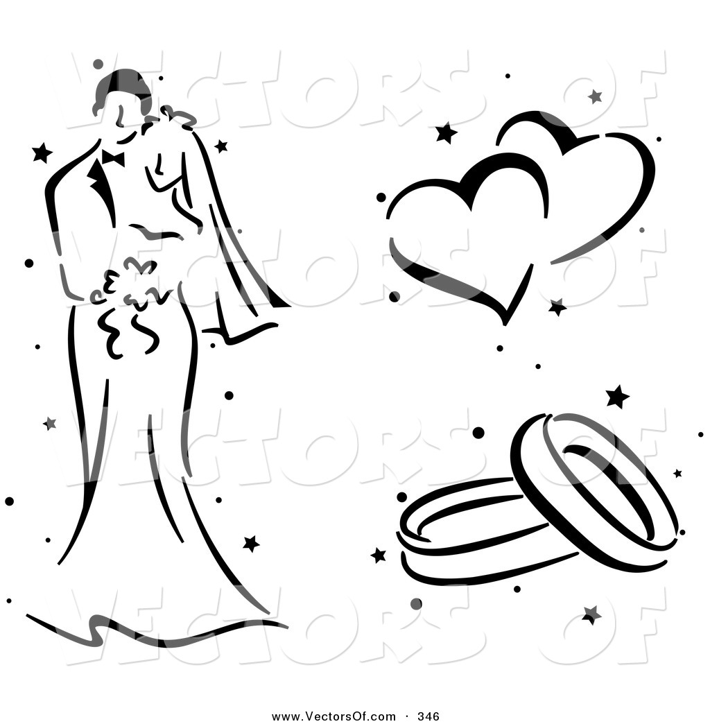 Wedding Clip Art Black And White Border | Clipart Panda - Free ...