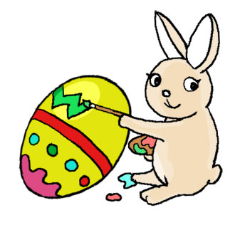 Easter Bunny Clipart Black And White | Clipart Panda - Free ...