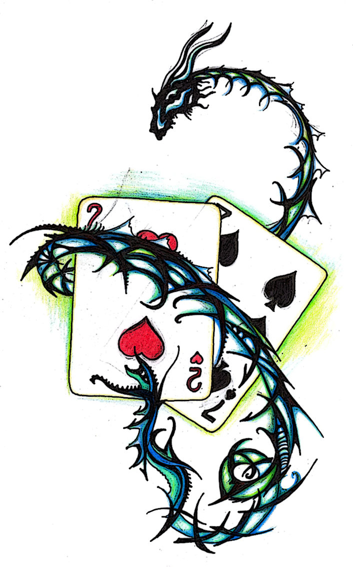 worst poker hand with dragon by Chazty on deviantART