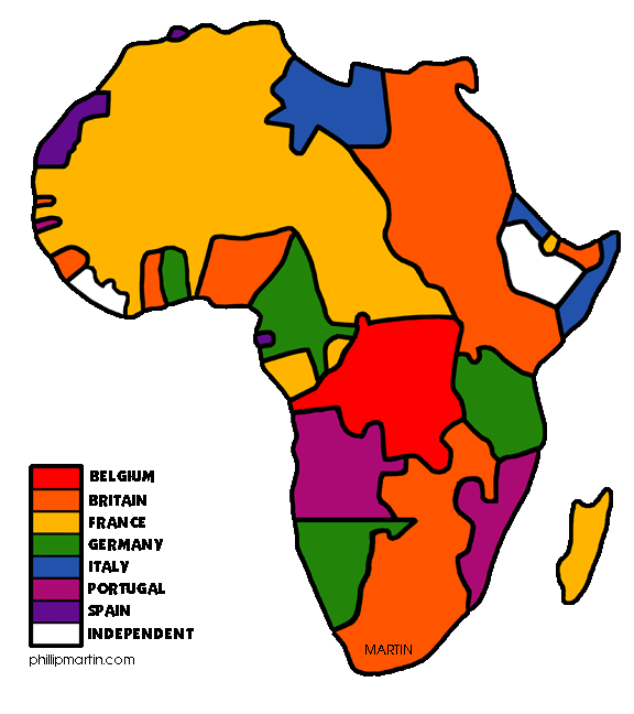 Map Art Africa