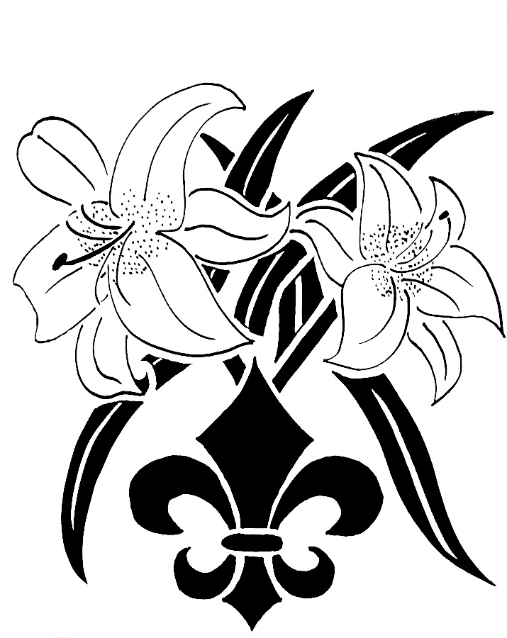 Tribal Flower Design