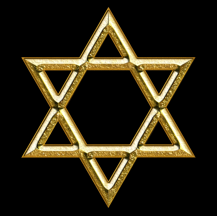 Star of David, computer generated image - Png file, Attention only ...
