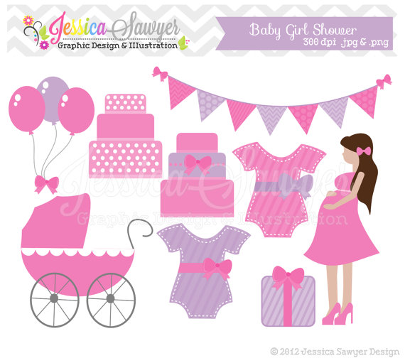 NEW BABY SHOWER INVITATIONS CLIP ART | New Baby Shower