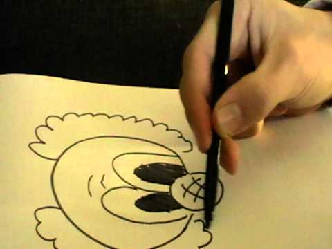 How to draw a Clown (easy way) - YouTube