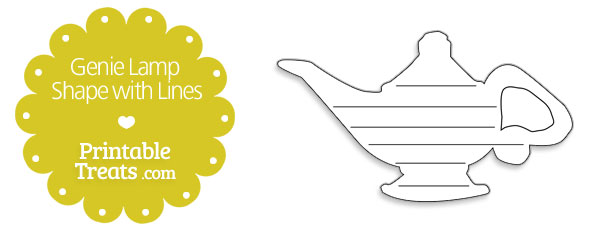 Genie Lamp Outline images