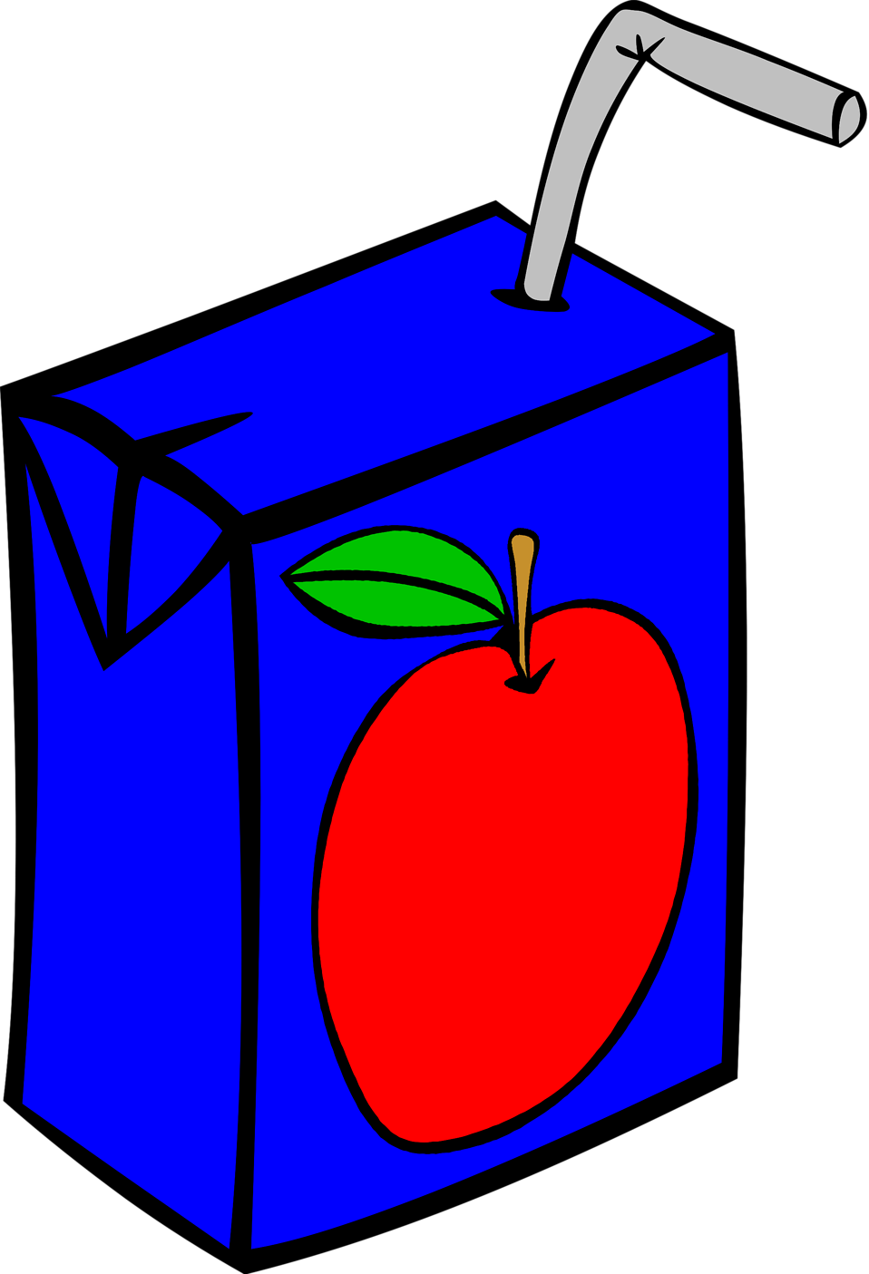 Apple Juice | Free Stock Photo | Illustration of a small apple ...
