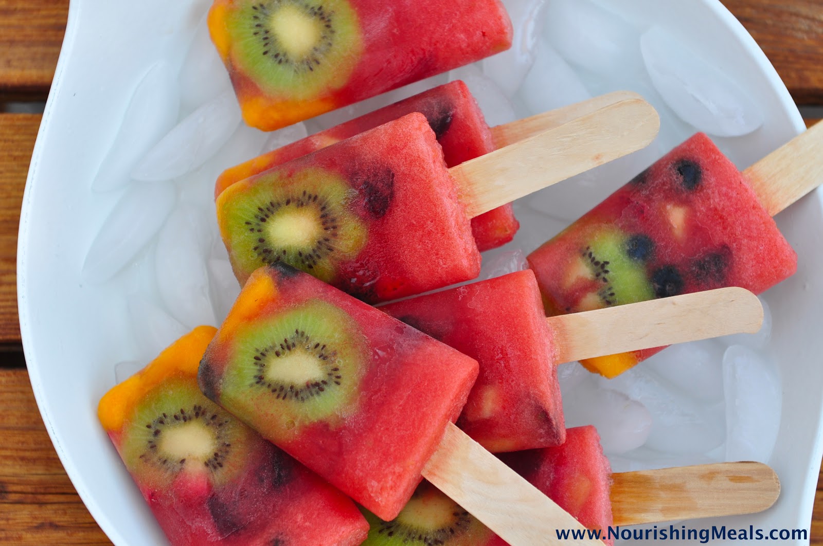 Nourishing Meals: Watermelon Whole Fruit Popsicles