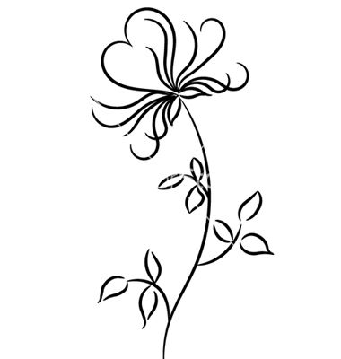 Flower graphic design vector 162471 - by Ghenadie on VectorStock ...