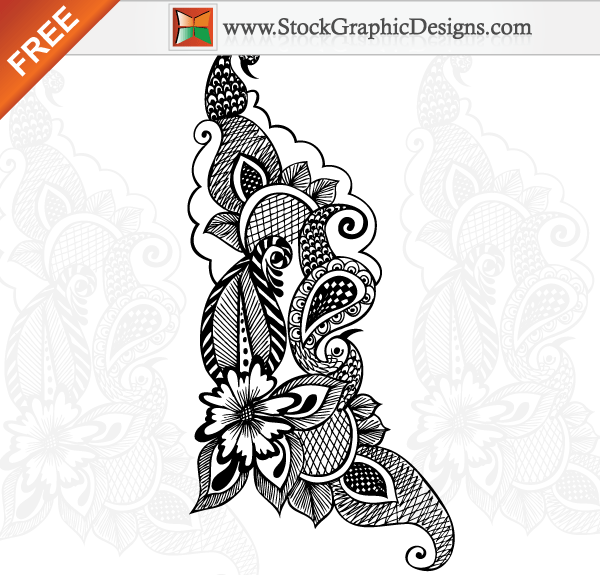 Free Vector Ornamental Floral Design | Free Vector Graphics ...