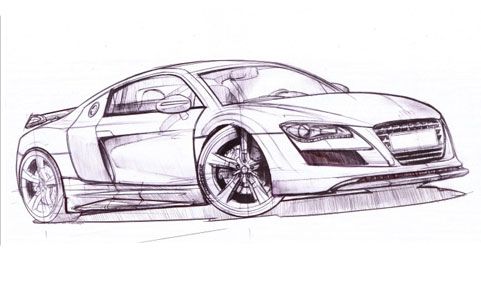 Car Drawing Pictures | Coloring pages wallpaper