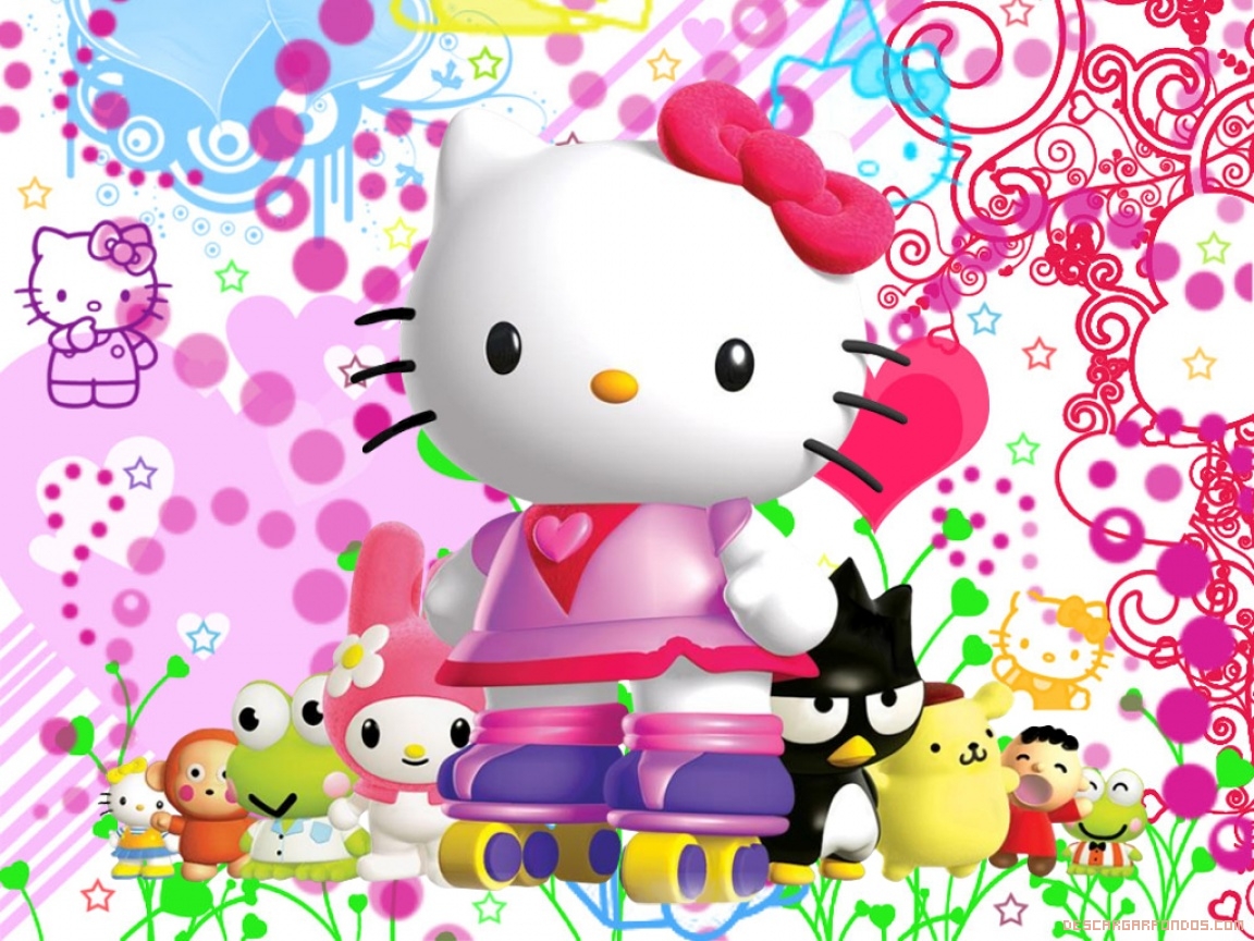 Download Hello Kitty Gustara Este Fondo Pantalla Aparece Gatita ...