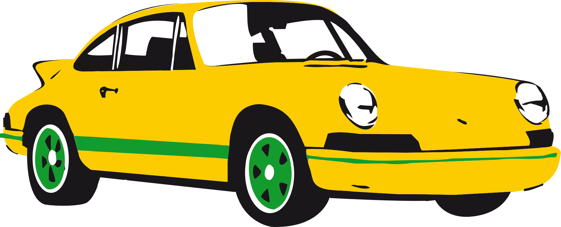 Sports Car Clipart Black And White | Clipart Panda - Free Clipart ...