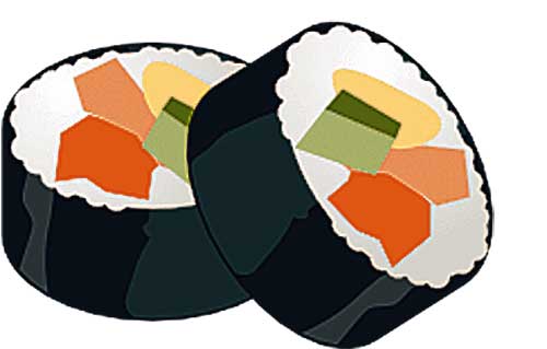 Pix For > Cute Sushi Clipart