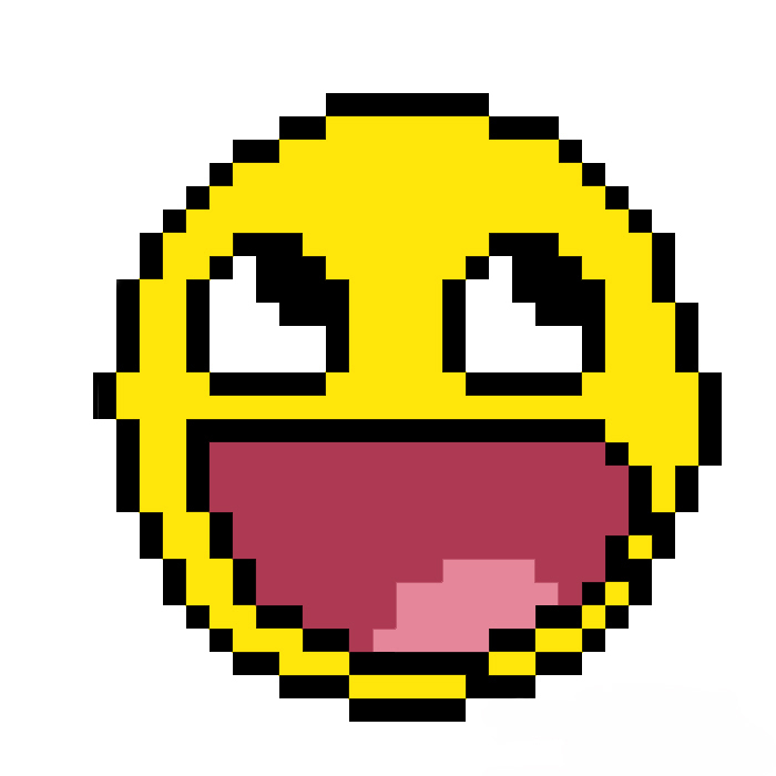 deviantART: More Like pixelated awesome smiley face desktop pic by ...