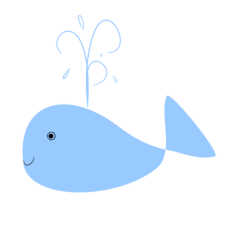 Whale Free Vector / 4Vector