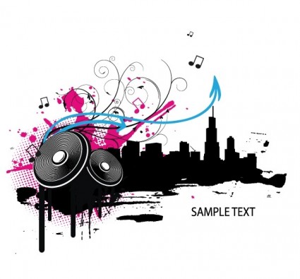 Music Vector illustration Vector misc - Free vector for free download