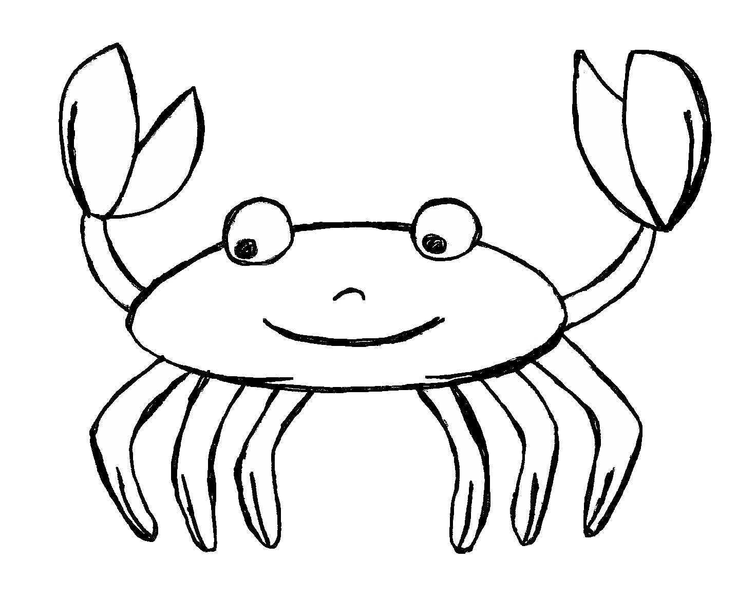 Ocean Animals Clipart Black And White - Gallery