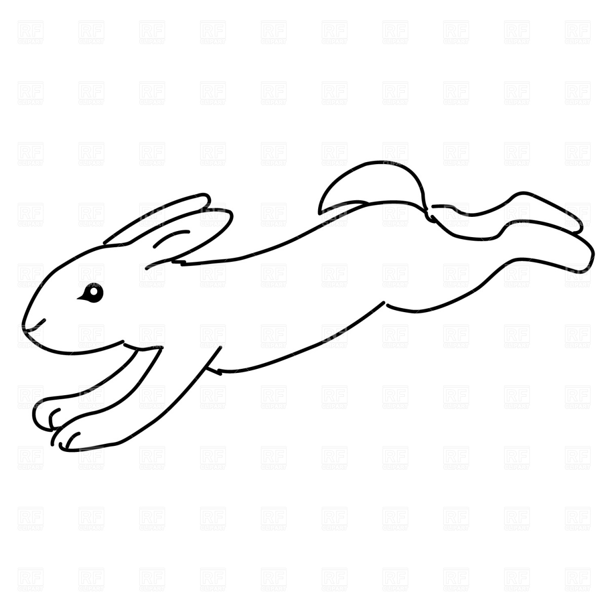 Hopping Bunny Clipart | Clipart Panda - Free Clipart Images