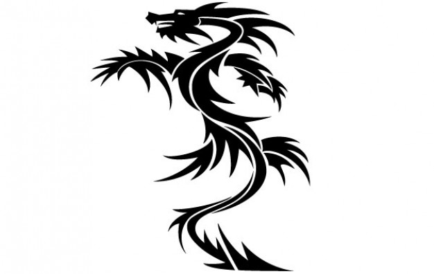 Dragon Tattoo Vector Vector | Free Download