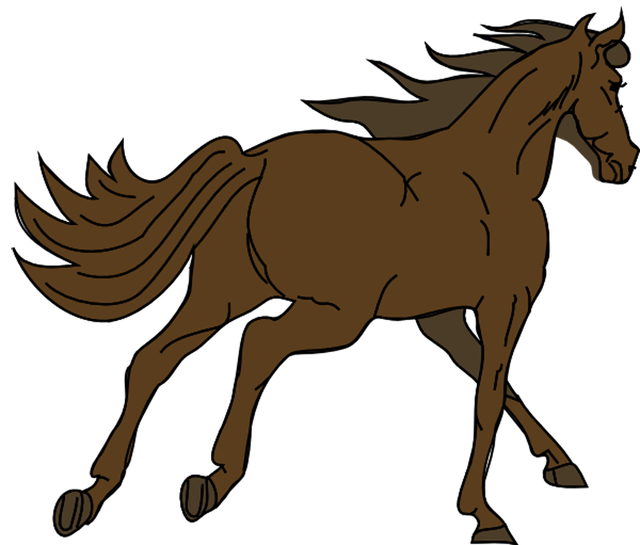 Free Horse Clip Art and Poem - Race Horse