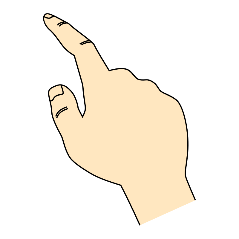 Pointer Finger Clip Art