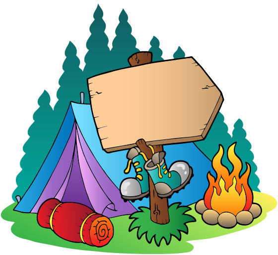 cartoon summer camp vector for free download (5 files)