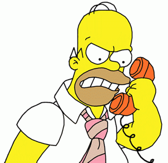 homer angry phone | Bleacher Nation | Unofficial Chicago Cubs News ...