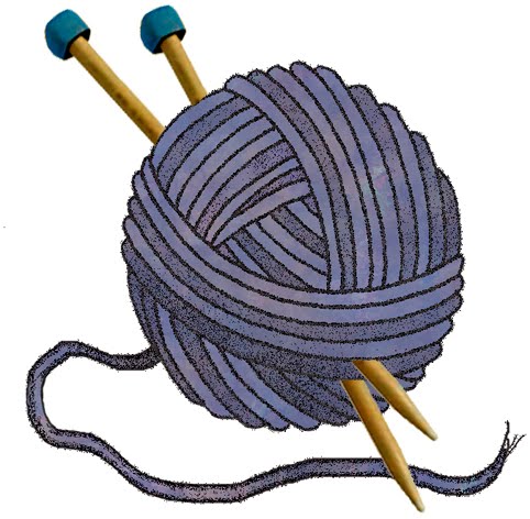 ArtbyJean - Purple Wood Roses: Knitting Woold with Wood Needles ...