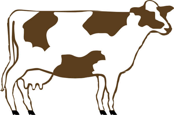 Dairy Cow Silhouette Clip Art Images & Pictures - Becuo