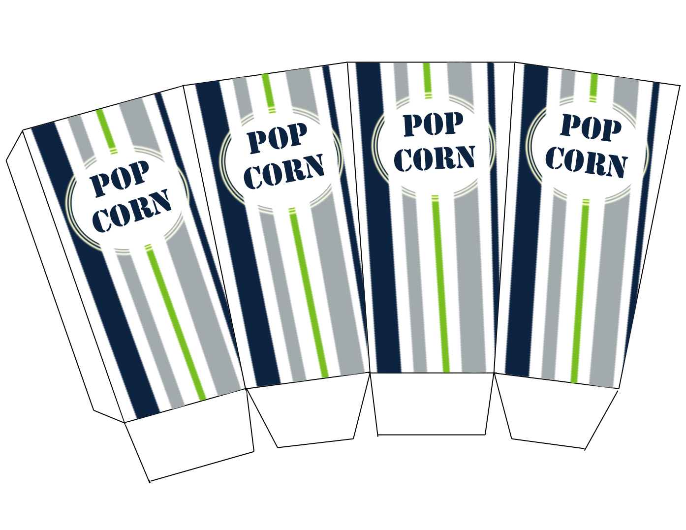 Piece Of Popcorn Template | Clipart Panda - Free Clipart Images