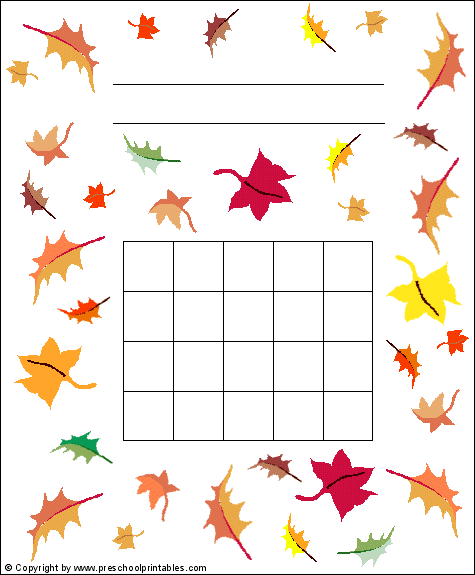 Preschool Printables : Sticker Charts