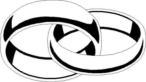 Clip Art Of Wedding Rings | Dsncl Wedding
