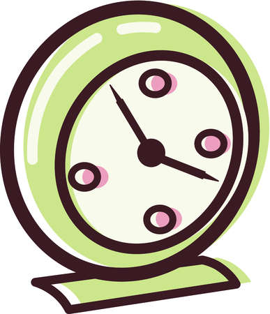 Stock Illustration - Illustration of an alarm clock