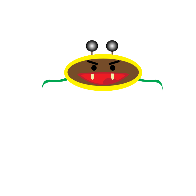 Clipart - A weird guy