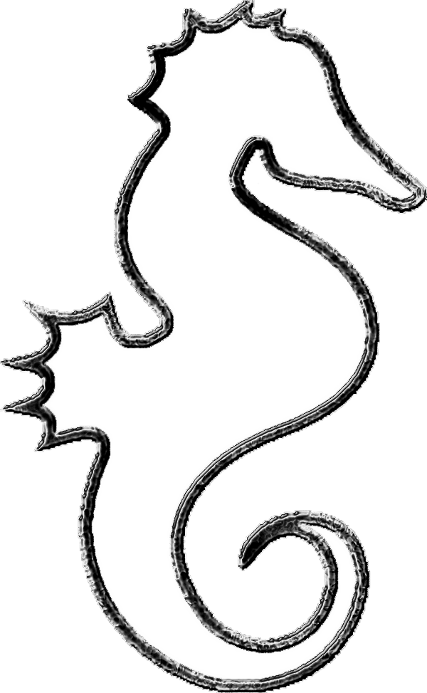 Sea Horse Clip Art Black And White | Clipart Panda - Free Clipart ...