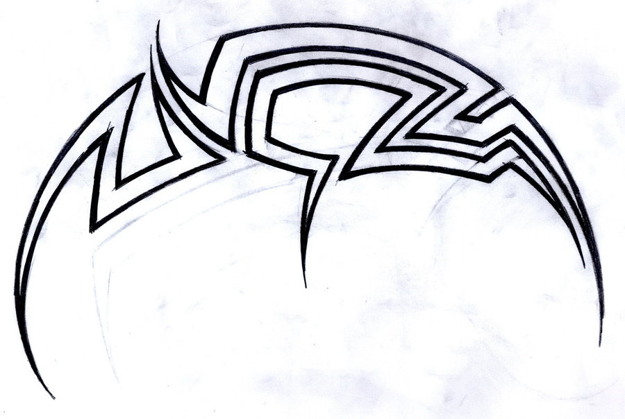 tribal curved simple by 5TonsOfCrazy on DeviantArt