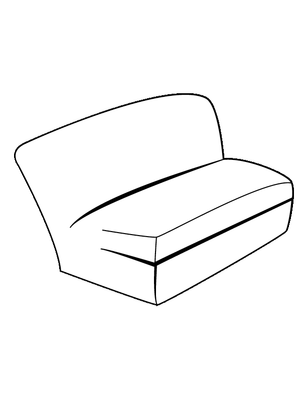 COUCH Colouring Pages