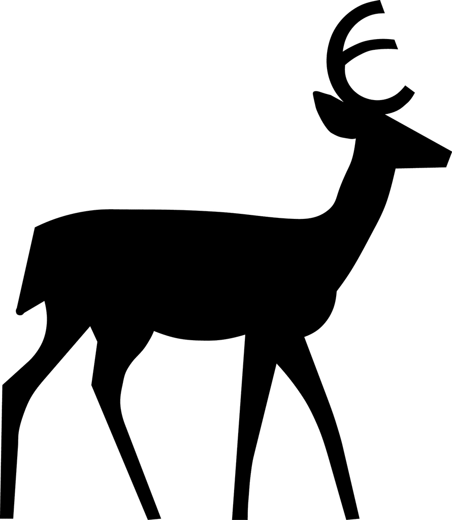 Deer Viewing Area, Silhouette | ClipArt ETC