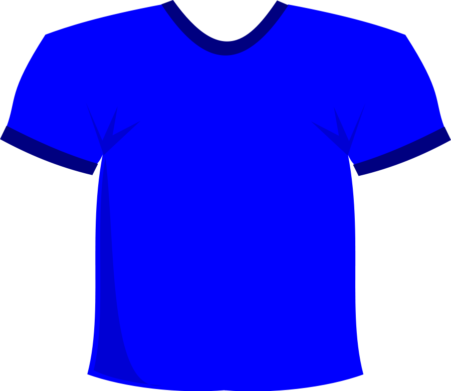 T-Shirt Blue SVG Vector file, vector clip art svg file