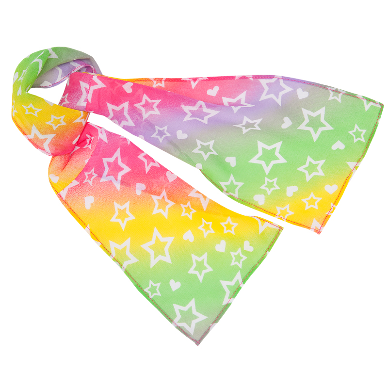 Hearts & Stars Rainbow Scarf - Build-A-Bear Workshop US