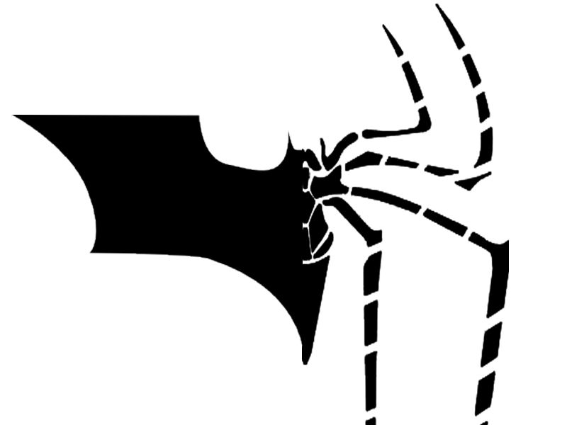 Spider-man batman logo fusion by ShiningKnight23 on deviantART