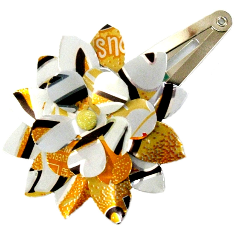 Flower Hair Clips Handmade Eco Jewelry by Cangles - BuyGreen.