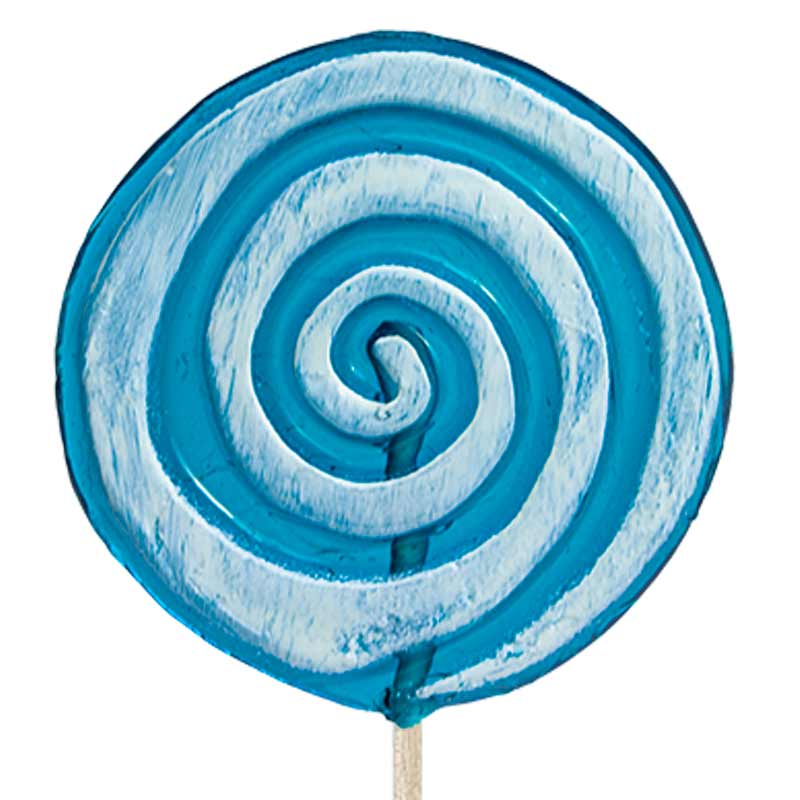 Frosted Swirl Lollipops: 24 Hard candy lollipops shaped like ...